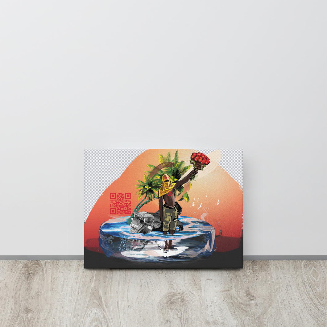 Ghetto Love Letter Canvas